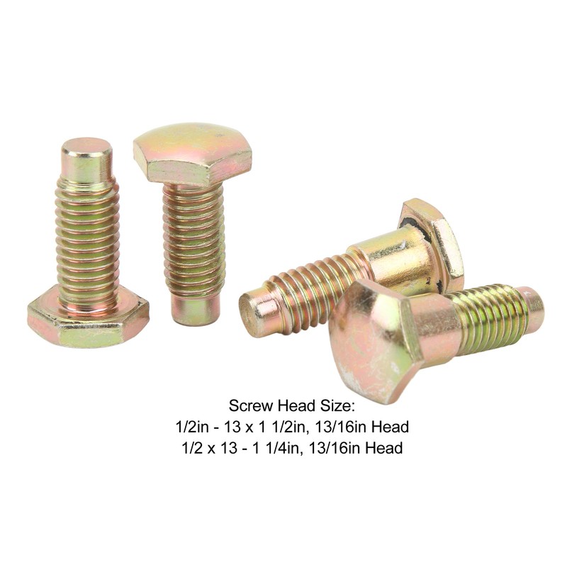 4PCS Car Seat Belt Bolts High Strength 13/16in Head Reliable