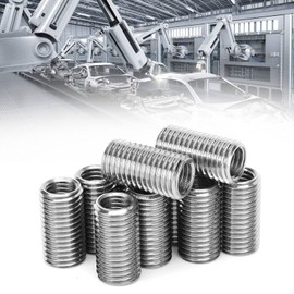 Reducing Nut 10pcs Threaded Insert Repair Nut Thread Slot M12 Female and M16 Screw Bushing Rivet Nuts