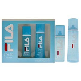 FILA Fresh Gift Set - EDT and Body Spray for Men with Crisp, Aquatic Aroma - Long Lasting and Refreshing Cologne for Men - Day and Night Wear - 2 pc