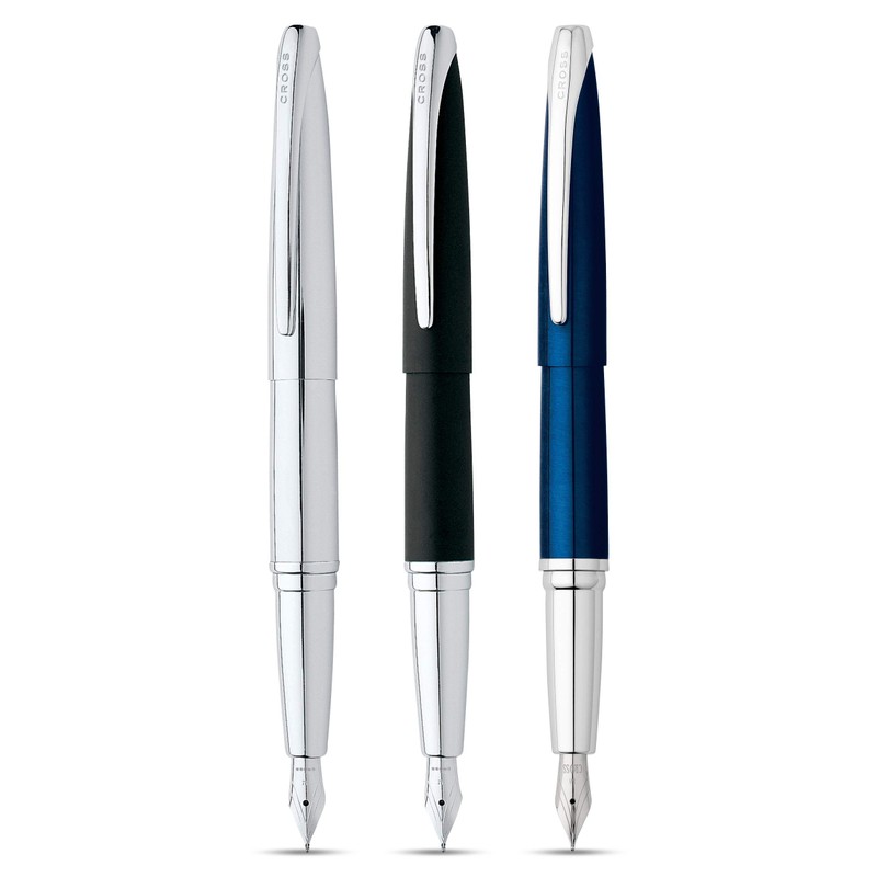 CROSS ATX Fine Nib Fountain Pen - Translucent Blue
