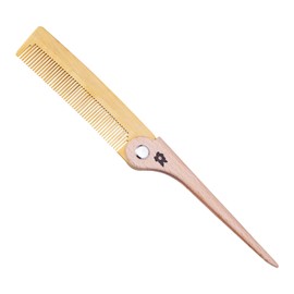 Como Life Camellia Oil Tsugushi Beard Comb Hair Brush Comb Camellia Oil Folding [Made in Japan]