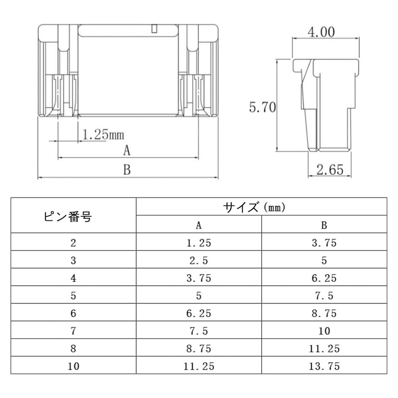 PENGLIN 580PCS GH 1.25mm Connector Kit 2/3/4/5/6/7/8/10 Pin Housing Connector