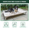 FXW TitanNest Chew-Proof Elevated Dog Bed, Raised Cot for Indoor/Outdoor/Camping
