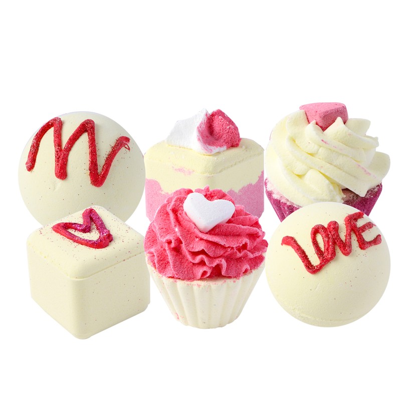6PCS Aromatherapy Bath Bombs Stress Relief & Relaxation Scented Shower
