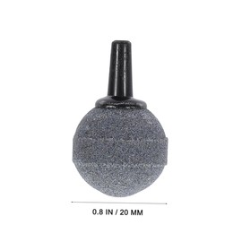 Kisangel 50pcs Small Aquarium Bubble Stones Fish Aquarium Feature Marine Tank Airstone Fish Tank Yarn Stone Grey