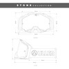 Uller Stone Unisex Adult Motocross Goggles