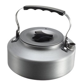 1L Camping Kettle, Portable Camp Tea Pot, Ultra-Light Coffee Tea Pot, Aluminum Water Boiler for Outdoor Backpacking Picnic Fishing