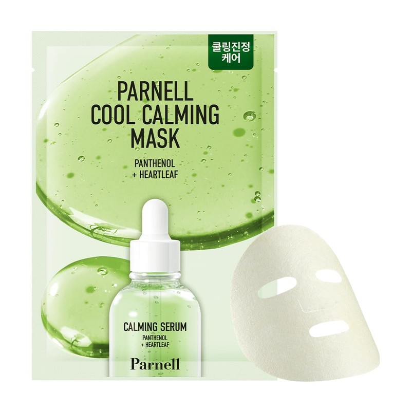 Parnell Mascarilla Calmante Refrescante Panthenol Heartleaf 10 Unidades, Cuidado de