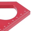 Layout Miter Gauge Aluminium Alloy 45 90 Degree Measuring Scribing