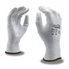Cordova 3711L Javelin White 13-Gauge HPPE Shell Gloves, White Polyurethane