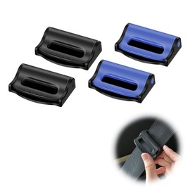 Gurtbreite Sicherheitsgurt Versteller, Sicherheitsgurt Einsteller, 2 Paar Seat Belt Clips, Auto Klemmen, Auto Verstellbar Autositz Gurt Clip zum Entspannen Schulter Hals