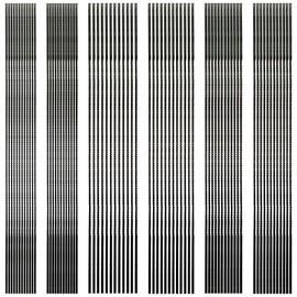 TXErfolg Scroll Saw Blades No. 1 2 3 4 5 6 Spiral Scroll Saw Blades 130 mm Scroll Saw Model Making Saw Suitable for Scroll Saws for Wood Plastic Metal Pack of 72