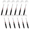 12 Pcs Telescoping Inspection Mirror Retractable Mechanical Mirrors Long Handle