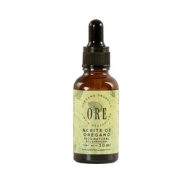 ORE Aceite de Oregano Orgánico 100% Natural | 80% Carvacrol Grado Alimenticio | 30ml