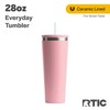 RTIC 28oz Everyday Tumbler Insulated Stainless Steel Portable Travel Coffee