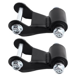 Set of 2 Rear Leaf Spring Shackle Kit Compatible with 1999-2013 Silverado 1500 2500 Avalanche 2500 Suburban 2500, Sierra 1500 2500 Yukon XL 2500, Replaces 722-029 22820716 25812937