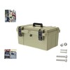 Universal Tool Box Kit,Tractor Tool Box, Lockable,With Mounting Bracket,ATV, UTV,