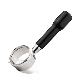 Bottomless Portafilter 58mm, 2 Ears Stainless Steel Bottomless Naked Portafilter Compatible Espresso Portafilters Coffee Wooden Coffee Handle Cup Filter Basket (Plastic material)