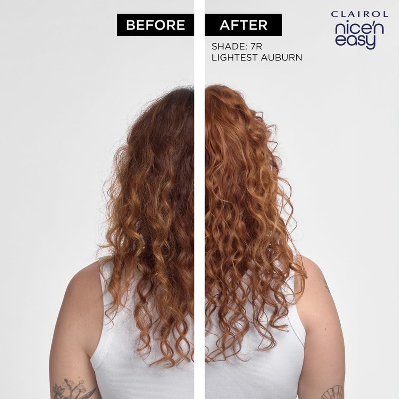 Clairol Nice'n Easy Permanent Hair Dye, 6R Light Auburn Hair