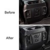 Voodonala for F150 ABS Carbon Fiber Rear Air Conditioning Vent