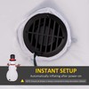 HOMCOM 6ft Christmas Inflatables Outdoor Decorations Snowman, Blow-Up Yard Christmas
