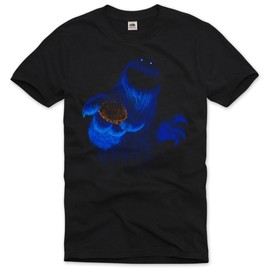 style3 Cookie Monster T-Shirt Men's Cookie Fun Ernie bert Monster, black