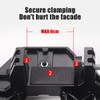 Aluminum Door Hinge Template Jig - Precise Woodworking Slotting Locator,