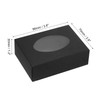 PATIKIL 3.8x2.8x1.2" Paper Soap Box with Window, 20 Pack Homemade