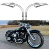 KEEPDSGN Chrome Rear View Mirrors For Harley Davidson Fatboy Dyna
