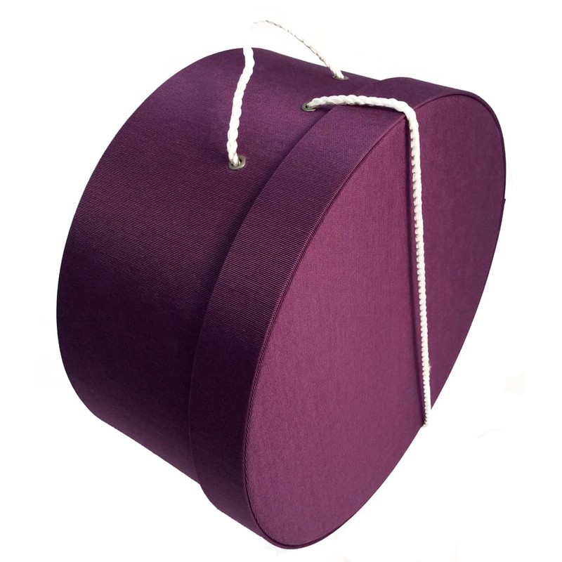 Sarah's Hat Boxes Classic Amethyst Hat Box – 8.75" x