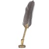 Feather Pen Exquisite Pattern Quaint Texture Comfortable Grip Stainless Steel