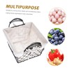Ipetboom Portable Iron Storage Basket with Removable Liner Multi Functional