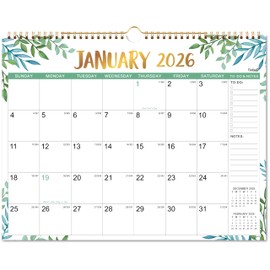 2026 Calendar - 2026 Wall Calendar with 12 Months from Jan. 2026 to Dec. 2026, 11.5" x 15", Wall Calendar 2026 Perfect for Office & Home
