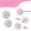 2 Pcs Cat Paw Squishy, Squishy Toys Big Rainbow Fidget