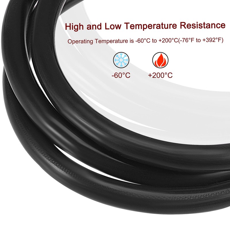 MECCANIXITY Vacuum Silicone Tubing Hose 1/2" ID 1/8" Wall Thick
