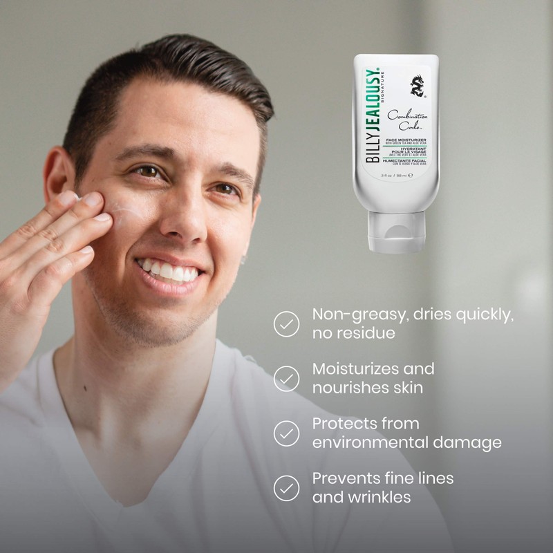 Billy Jealousy Combination Code Face Moisturizer, 3 Fl Oz