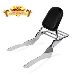 Motorcycle Sissy Bar Backrest + Luggage Rack For Yamaha VStar 650 400 DS650 Classic DS400 V star 1998-2018 drag star