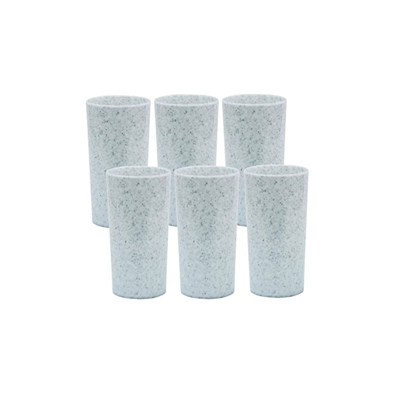 Vasos De Plastico Polipropileno Parece Peltre Highball Reutilizables de 13oz,