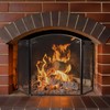 Lavish Home Fireplace Screen - 3 Panel Fireplace Gate with