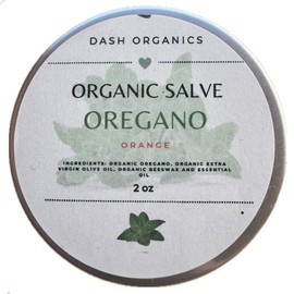 Organic Herbal Salve - Organic Oregano Orange - 2oz