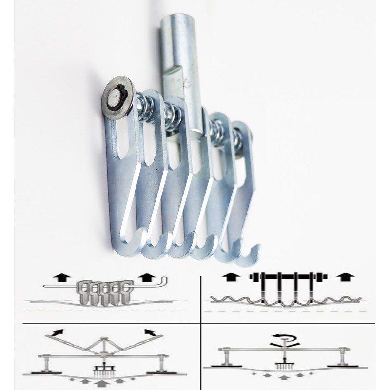 Hyamass 6 Finger Metal Claw Dent Puller Tool, Heavy Duty
