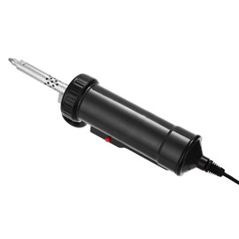 Solder Sucker, Automatic Desoldering Pump Vacuum, Electric Solder Tin Sucker, Vacuum Soldering Remove Pump Desoldering Machine, Electric Desoldering Gun AC110V 30W with 3 Soldering Suction Tips