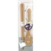 Aoba 543343 Antibacterial Chopsticks and Antibacterial Spoon Set, Beige, Dishwasher