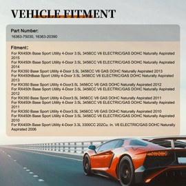 VeloBoost 16363-75030 Radiator Cooling Fan Motor Compatible with Lexus RX350 RX400h RX450h 3.5L Hiace After-Market Parts Replace OE 16363-20390