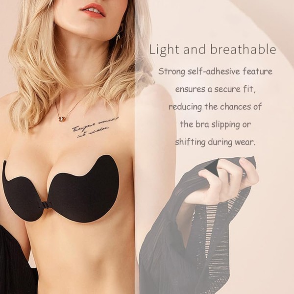 Sticky Bra Backless Adhesive Strapless Invisible Push Up Stick on