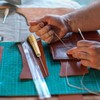 Copper Handle 4 Needles Sewing Awl Hand Stitcher Shoe Repair