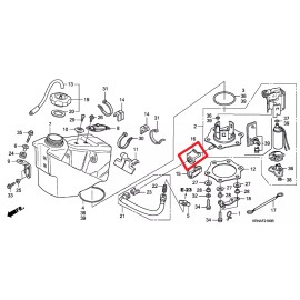 HONDA GENUINE OEM HONDA FUEL LINE HOSE TUBE CONNECTOR RUBBER CRF450R CRF250R