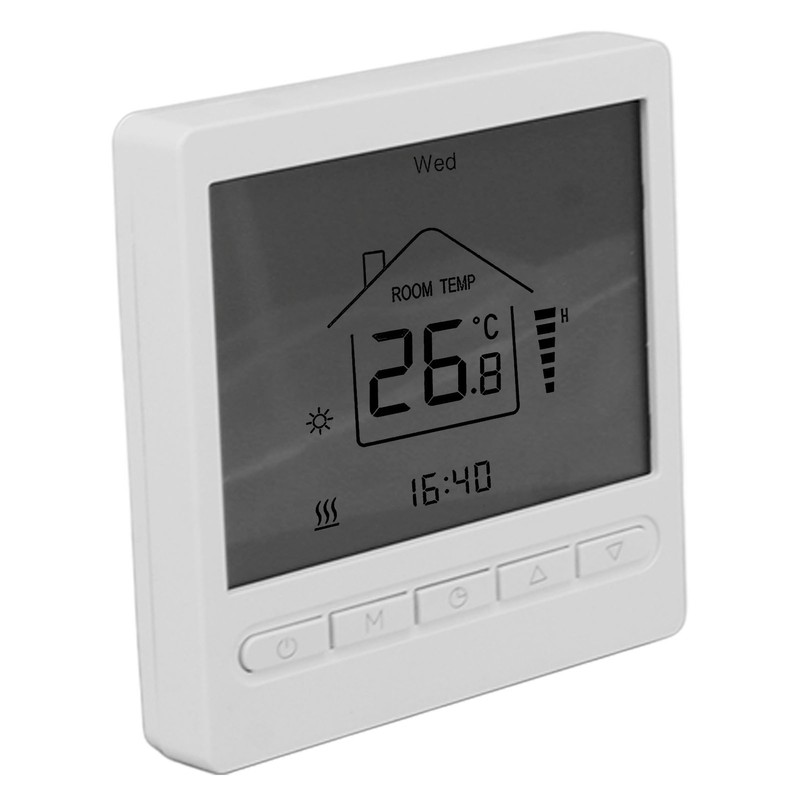 Digital Thermostat Display ABS Accurate Temperature Control Electric Thermostat AC220V
