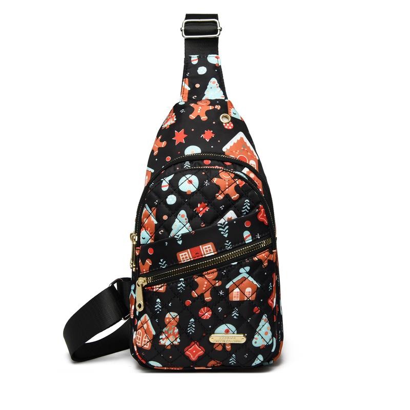 Maxoner Chest Bag Adjustable Shoulder Strap, Waterproof ,Large Capacity Unisex