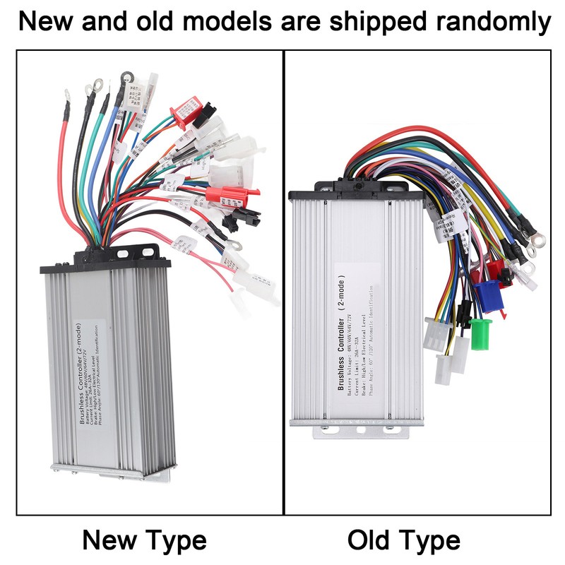12Tube Dual Mode Rectangula E‑Bike Brushless Speed Motor Controller for